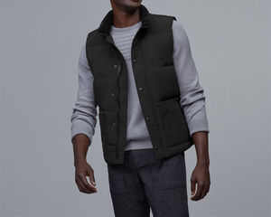 Gilet matelassé coupe-vent personnalisé pour homme, col montant de haute qualité, gilet matelassé d'hiver pour homme, gilet utilitaire respirant - Product Image 2