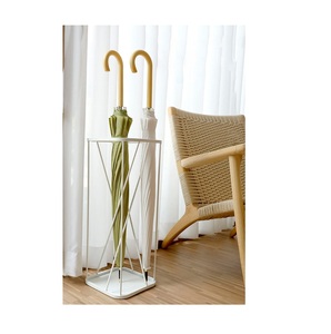 Hôtel le plus exigeant intérieur et extérieur élégant fait à la main métal vente en gros logo personnalisé imprimé style merveilleux porte-parapluie - Product Image 6