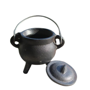 Caldero de hierro fundido de lujo para quemador de incienso quemador Loban quemador de carbón sin patas con mango para meditación - Product Image 2