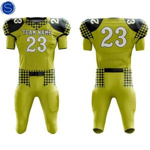 Uniforme de football américain Design personnalisé Coton respirant Plus Coupe parfaite Adultes Unisex XL - Product Image 4