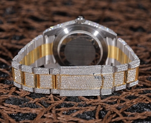Latest Customized New Arrival Luxury Brand Wrist <b>Watch</b> for Men Featuring Exquisite Moissanite Diamonds <b>Watch</b> - Product Image 3