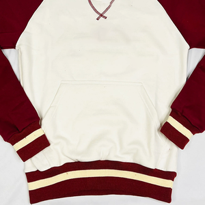 เสื้อสเวตเตอร์คอกลมลายตัวอักษร phi Nu Pi chenille โลโก้แบบสวมหัวผ้าฟลีซแบบถักสองชั้น - Product Image 5