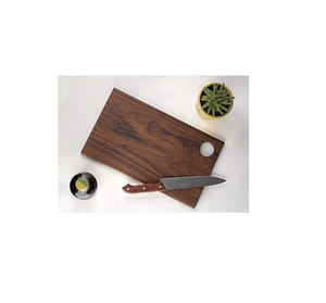 Planche à découper rectangulaire en bois de couleur naturelle planche à découper fromage et pain pour dessus de table et cuisine - Product Image 2