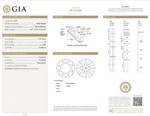 B2B D'Vins Bijoux pour GIA Certifié Lâche Blanc Diamant 1.11 CT Naturel F Couleur FL FLOW Pureté EX Coupe Poli Modèle AZR-57 pour - Product Image 2