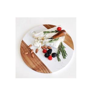 Juego de posavasos de mármol de madera duradero Estilo clásico Protección duradera para sus superficies favoritas Venta de exportación - Product Image 1