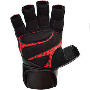Gants en cuir de musculation Fitness avec support de poignet pour l'entraînement de gymnastique Cross Training Sports d'haltérophilie - Product Image 1