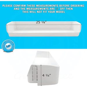 Étagère de porte en plastique compatible pour réfrigérateur Samsung, référence DA63-01263C, état neuf - Product Image 2