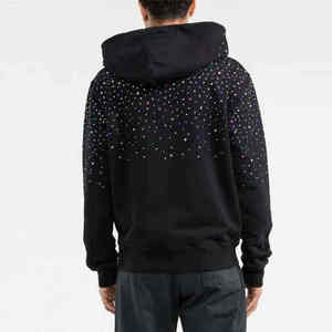 Sweat à capuche en strass léger de haute qualité pour hommes, matière de qualité supérieure, vêtements décontractés - Product Image 5