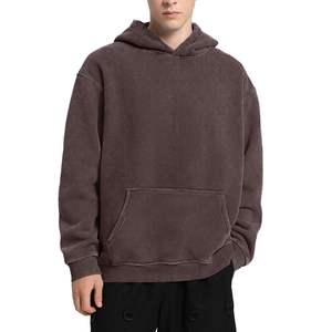 Venta al por mayor de sudaderas con capucha personalizadas para hombre con capucha bordado en 3D y logotipo de serigrafía temporada de otoño tallas en relieve sudaderas con capucha - Product Image 2