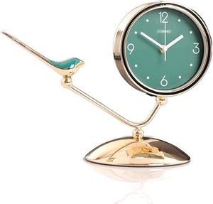 Vintage Golden Finished Mini Shape <b>Table</b> or Desk Clock for Home Bed Rooms and Hotels Decorative Desk Clock - Product Image 6