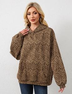 Nuevo Camo Luxury Women Hoodies Alta calidad Algodón Fleece Acid Wash Pullover Heavyweight Streetwear Boxy Fit Invierno Otoño - Product Image 5