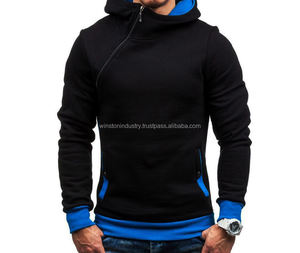 Sweat à capuche court hommes échantillon gratuit poids lourd éponge français surdimensionné épaule sérigraphié Streetwear à capuche pour hommes - Product Image 3