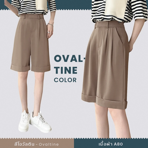 Best-seller Pantalon court taille haute coupe normale pour femme, spandex/polyester, séchage rapide, respirant, décontracté, imprimé, pliable, OEM - Product Image 2