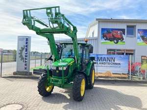 Tracteur agricole d'origine 4x4 John Deere 5058E à vendre - Tracteur multifonctionnel de 130 CV avec cabine climatisée, engrenages et pompe - Product Image 2