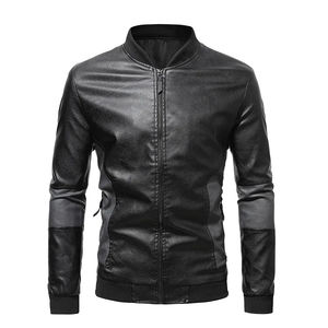 Chaqueta de Cuero para Hombre, Estilo Vintage, Cuello Alto, Transpirable, Precio Económico, Venta al Por Mayor, Diseño Personalizable - Product Image 4