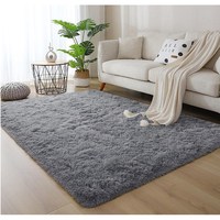 Tapis d'appoint personnalisé en fausse laine, grand format, doux et moelleux, style classique pour salon moderne, décoration de luxe pour la maison et la chambre