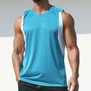 Meilleur prix débardeur de gym sans manches d'été pour hommes nouveau design vêtements d'entraînement en coton à séchage rapide pour la course à pied style décontracté coupe régulière - Product Image 3