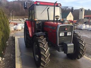รถแทรกเตอร์ฟาร์ม Massey Ferguson 385 85 แรงม้า ขับเคลื่อน 4 ล้อ สีแดง ระบบเกียร์ขับเคลื่อนล้อ พร้อมระดับความปลอดภัยสูง - Product Image 4