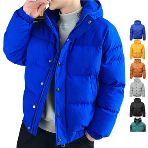 Chaqueta Acolchada para Hombre, Talla Grande, Chaqueta Acolchada de Moda OEM, Chaqueta Acolchada Personalizada Resistente al Agua, Impermeable, Lisa, Teñida, con Diseño Personalizado - Product Image 3