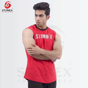 Camiseta sin Mangas Transpirable de Secado Rápido para Hombre, Camiseta Deportiva para Gimnasio con Logotipo y Diseño Personalizables en la Parte Delantera - Product Image 3