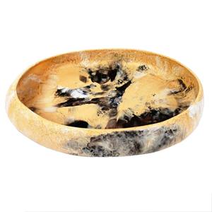 Tazón Redondo Liso de Resina Rojo Brillante, Vajilla Decorativa Hecha a Mano para Cocina, Vajilla Premium de Origen Indio - Product Image 5