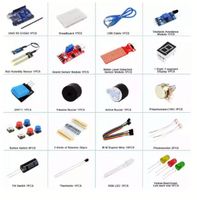 Kit Combiné de Composants de Base ATmega328P R3 avec Platine d'expérimentation de 400 Points, Kit de Projet d'Apprentissage pour Débutants, Ensemble de Composants pour Expériences Électroniques