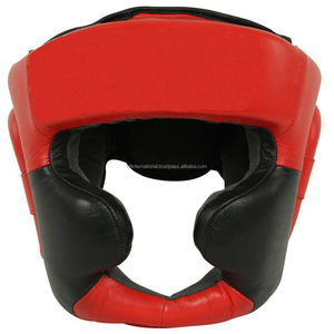 Protège-tête de boxe en cuir, résistant aux chocs, imperméable, protecteur, pour adultes, unisexe, blanc, respirant, avec 16-20 ouvertures d'aération - Product Image 2
