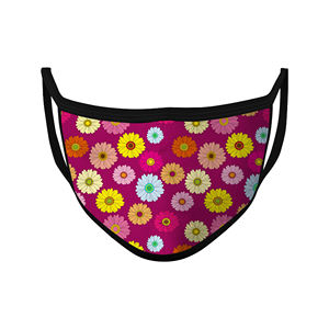 Masque facial anti-poussière à impression par sublimation professionnelle personnalisée Masques de fête en tissu léger Couvre-visage en soie - Product Image 2