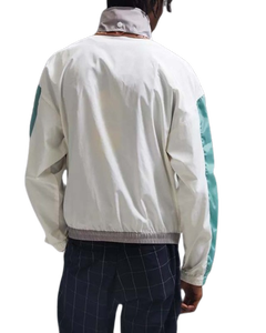 Chaqueta Cortavientos Casual con Cremallera para Hombre, 100% Poliéster, Impermeable, Talla Grande, Último Diseño, Colores Contrastantes para Verano - Product Image 2