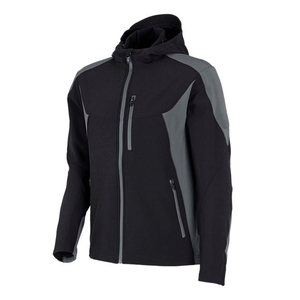 Veste Softshell sur mesure pour homme Capuche amovible Look élégant Coupe-vent Imperméable Deux tons Prix de gros Vestes Softshell - Product Image 3
