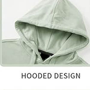 Vente en gros de survêtement léger 100% g 300 coton de qualité supérieure pour hommes, ensembles de conception personnalisée à col à capuche contrasté de couleur unie - Product Image 5