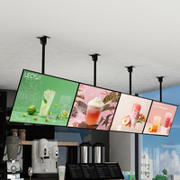 Écran LCD numérique HD de 32, 43 et 55 pouces pour affichage de menus en restauration rapide, cafés et affichage intérieur - Fournisseur OEM