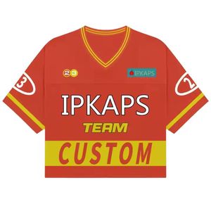 Maillot de football américain de grande taille, poids lourd et bonne qualité, impression de broderie par sublimation et confortable, à vendre - Product Image 3