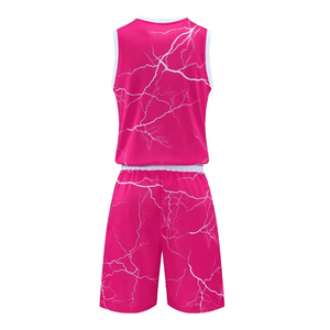 Vêtements de basket-ball Sublimation pour homme et femme Ensemble d'uniformes de basket-ball réversibles personnalisés - Product Image 3