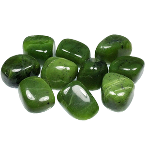 หินหยกสีเขียวหินโมราคริสตัลธรรมชาติแกะสลักหินเรกิจักระสำหรับการรักษาขายส่งจำนวนมาก - Product Image 2