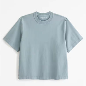 Camiseta Holgada de Gran Tamaño para Hombre, 100% Algodón, Tejido Jersey Grueso, Transpirable, Manga Corta, Informal - Product Image 6