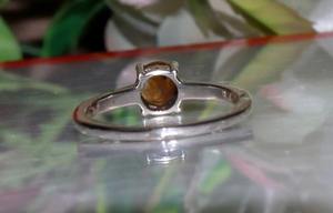 แหวนพลอยซิทรินสีเหลือง เงินแท้ 925 ทำมือ เครื่องประดับประจำเดือนเกิด ของขวัญสำหรับเธอ - Product Image 5