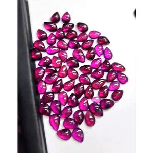 โรโดไลต์โกเมน rhodolite สีชมพูธรรมชาติ6x4มม. ลูกแพร์รูปไข่5 6 7มม. cabochons กลม1990 CTS มากไอรอค $111.44 - Product Image 3