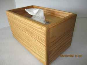 Caja de Madera de Nogal de Lujo para Pañuelos de Papel |   Moderno y Duradero Estuche de Almacenamiento para Baño/Sala de Estar |   Organizador de Decoración para el Hogar MS - Product Image 5