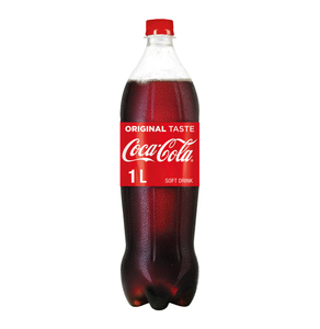 Venta al por mayor de botellas originales de Coca Cola de 1 litro, ideales para operadores de máquinas expendedoras y programas de suministro al por mayor para despensas de oficina. - Product Image 4