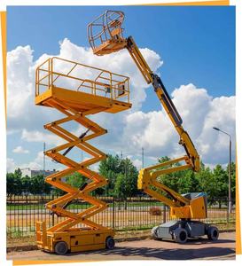 Plataforma Elevadora Móvil de Alta Calidad Tipo Cherry Picker, Plegable, con Neumáticos Resistentes, Controles Eléctricos, para Alumbrado Público y Cartelería - Product Image 1