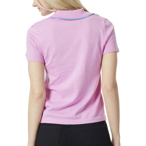 Camisa de Golf Personalizada con Logotipo Impreso en la Parte Delantera, para Mujer, Estilo Casual, de Algodón, con Cuello de Solapa, para Deportes - Product Image 5