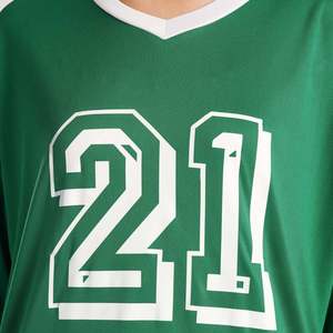 Maillot de football de haute qualité à manches longues, vert foncé, taille XL, imprimé par sublimation, en polyester - Product Image 5