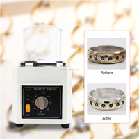 Machine à polir les bijoux magnétique Boasta Factory KT-90, petite capacité, tonneau magnétique pour la finition des bagues et des chaînes, logo personnalisé