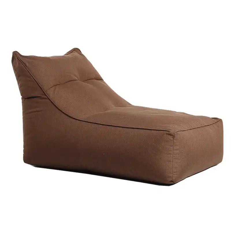 Meubles de salon housse en lin énorme grand pouf canapé fauteuil canapé-lit paresseux pour adultes