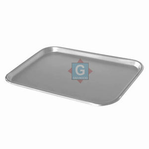 Plateau de procédure dentaire en acier inoxydable chirurgical médical de haute qualité Gray Rocks, certifié CE pour hôpitaux, instruments manuels de classe I - Product Image 1