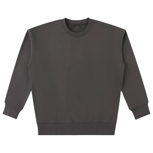 เสื้อสเวตเชิ้ตผ้าฝ้ายเฟรนช์เทอร์รี่พิมพ์ลายโลโก้ตามสั่ง ขนาด US 330GSM 100% คอโอ ไหล่ตก แขนยาว ทรงปกติ สำหรับผู้ชายและผู้หญิง - Product Image 1