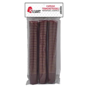 Capsule Termosensibili per Bottiglie Frizzanti Nere - 33 X H 55 Mm - Product Image 1