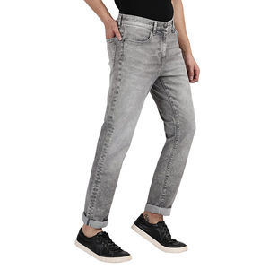 Jeans de Mezclilla Rectos, Holgados, de Gran Tamaño, de Marca, de Alta Calidad y a la Moda para Hombre, Talla Grande, Otoño Verano, Lavados, 100% Algodón - Product Image 2