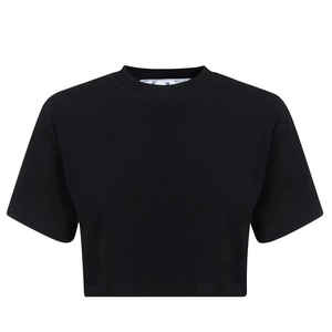 Camiseta Corta de Verano para Mujer, Mezcla de Algodón y Poliéster, Secado Rápido, Transpirable, Ecológica, Manga Corta - Product Image 1